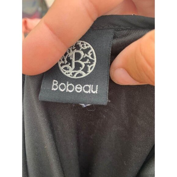 👗 2/$30 👗 Black and White Geometric Patterned V-Neck Two Thin Layers Dress XL - Picture 4 of 5